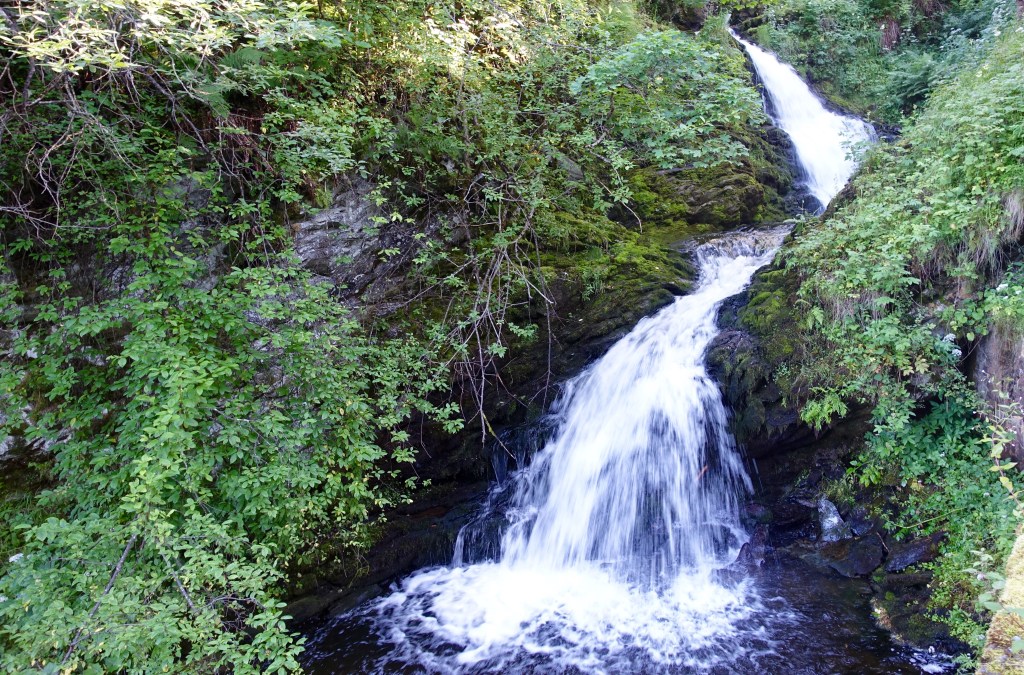On your way to Bymarka you may pass this waterfall. 